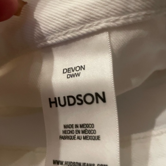 Hudson Jeans White Jean Shorts - Picture 12 of 13